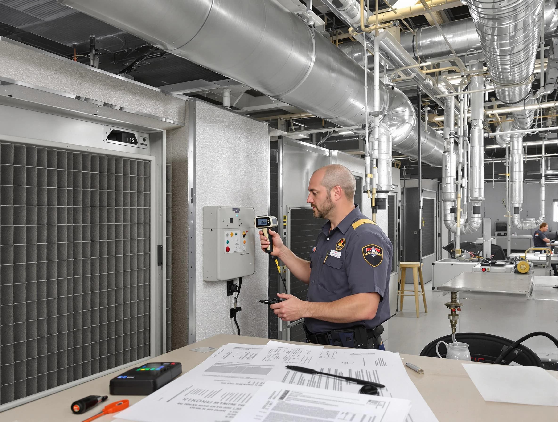 Professional filter system inspection by Cambridge Air Duct Cleaning in Cambridge