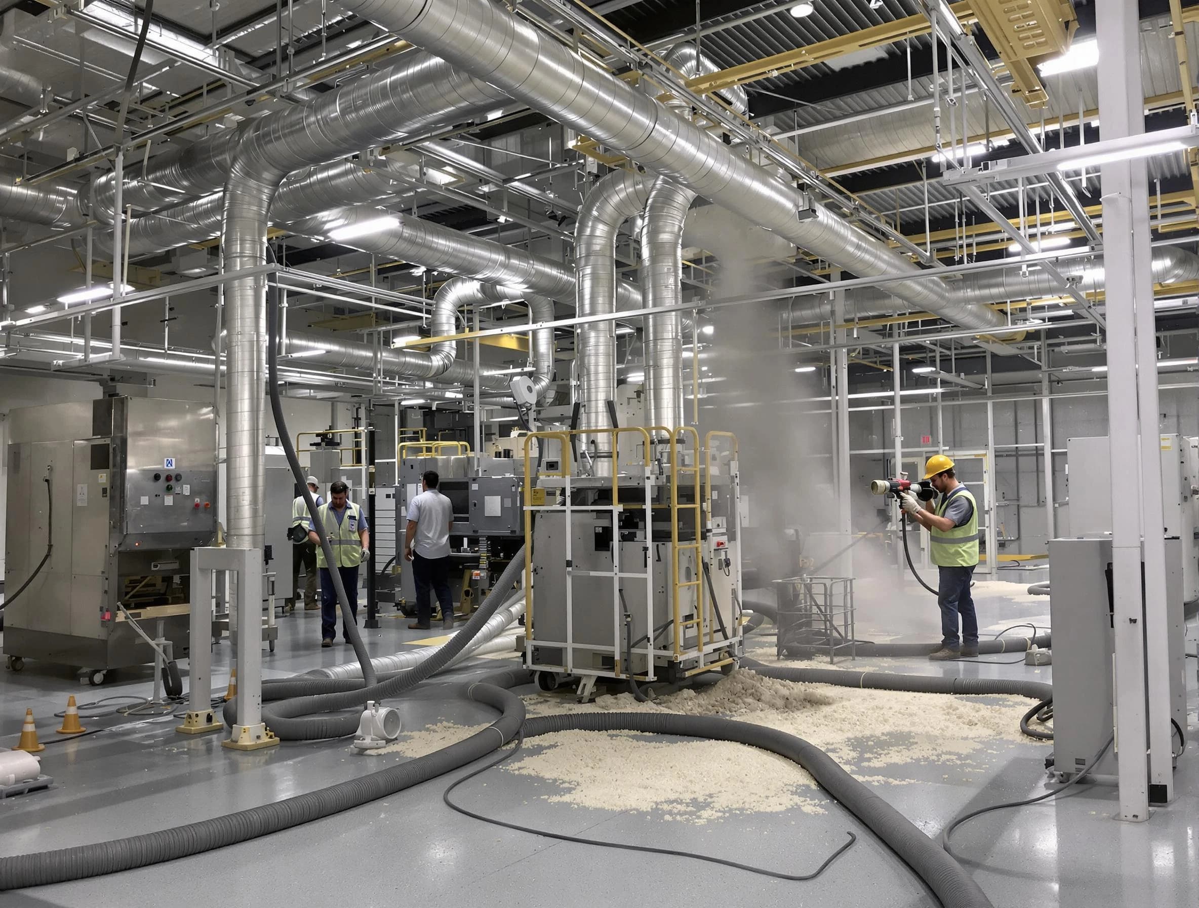 Heavy-duty industrial duct cleaning by Cambridge Air Duct Cleaning in Cambridge