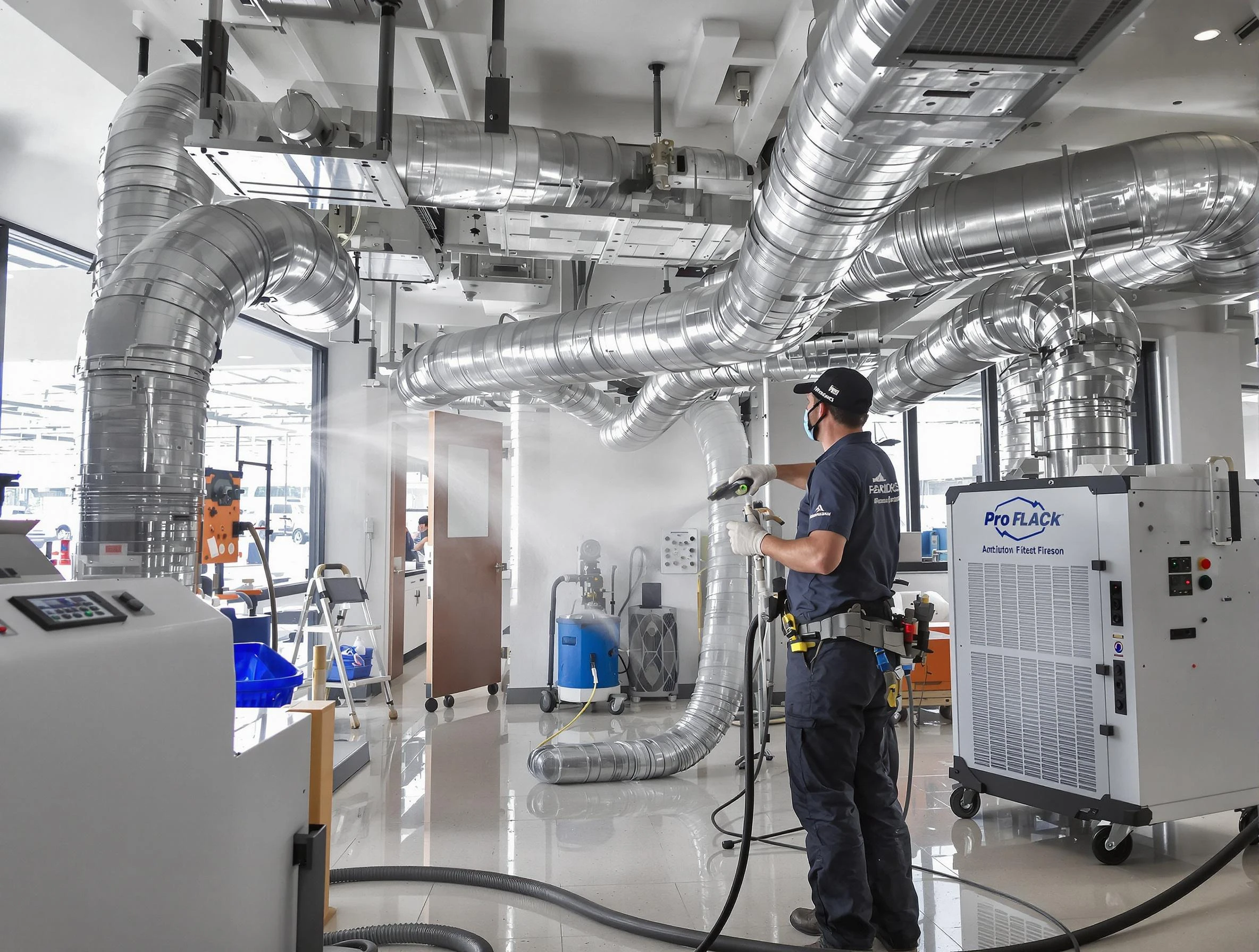 Negative Pressure Air Duct Cleaning in Cambridge