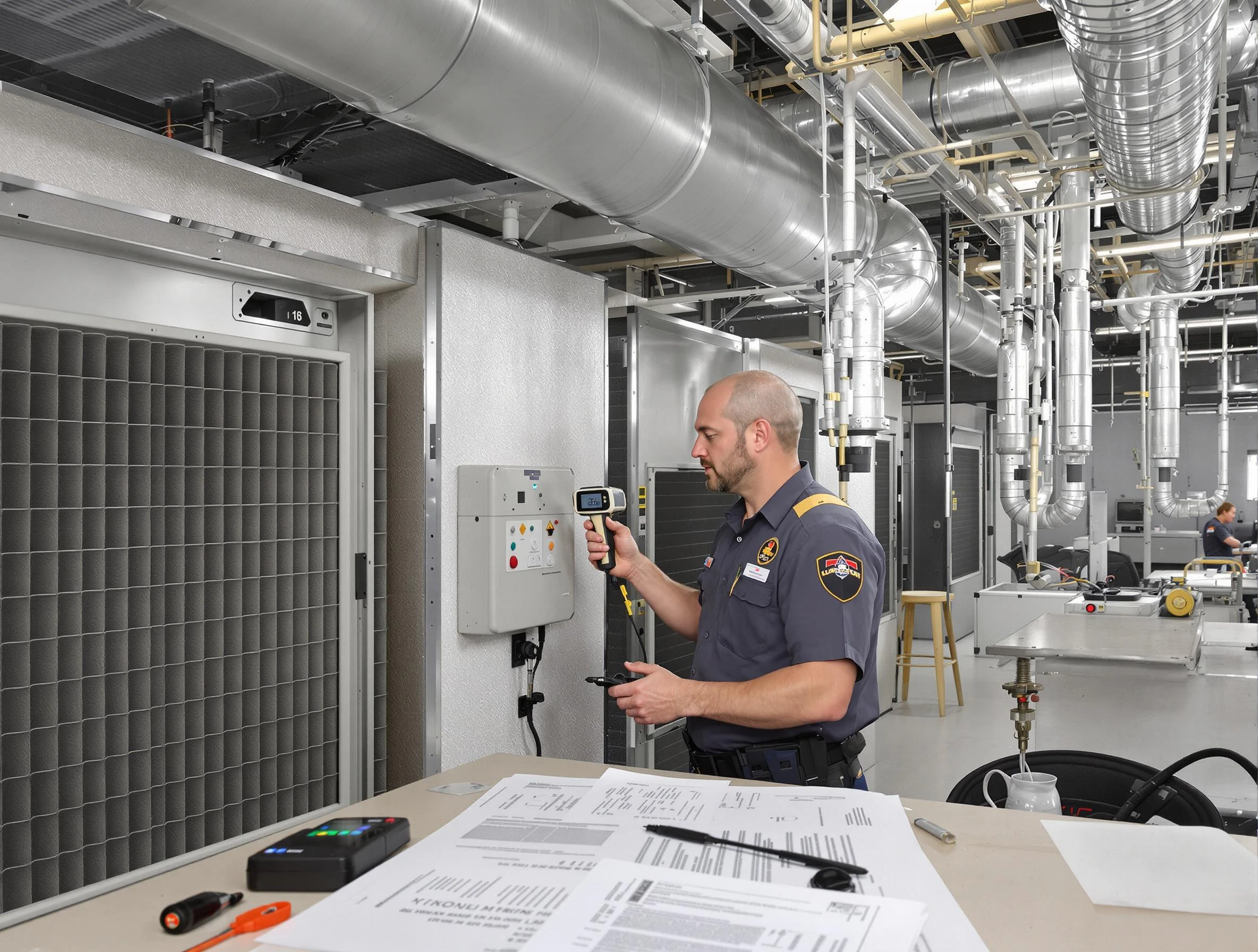 Professional filter system inspection by Cambridge Air Duct Cleaning in Cambridge