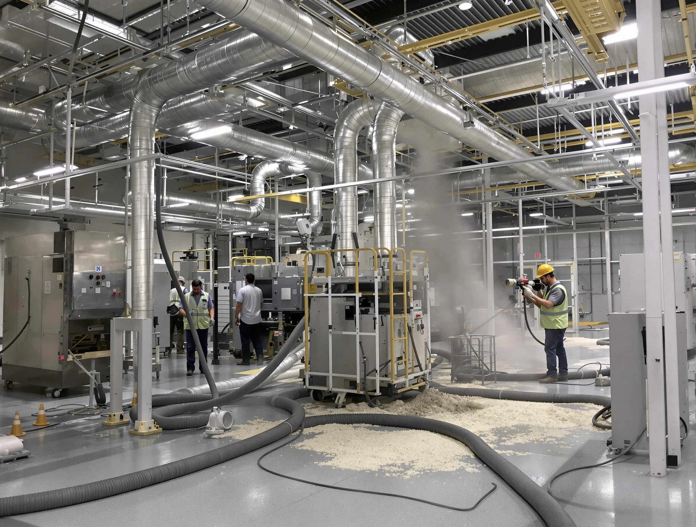 Heavy-duty industrial duct cleaning by Cambridge Air Duct Cleaning in Cambridge